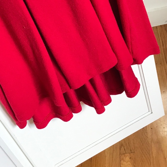 TORRID Red Dress Surplice Neck Faux Wrap Knit Midi Women’s Size Large - 12 - Picture 5 of 16